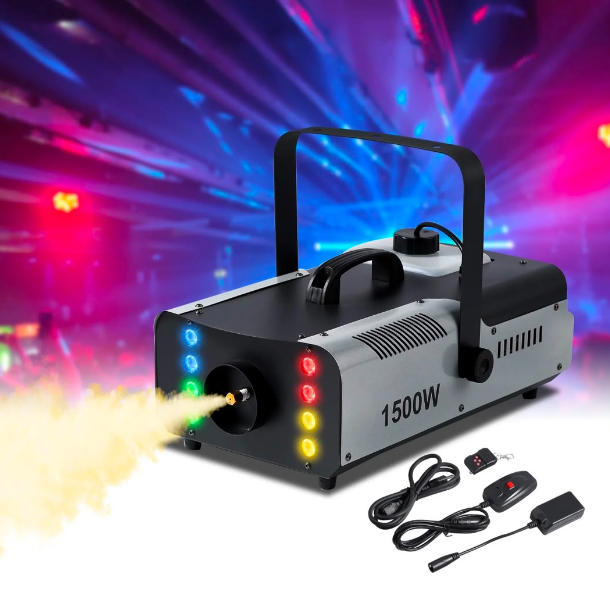1500W RGB LED Smoke Machine with Remote Control