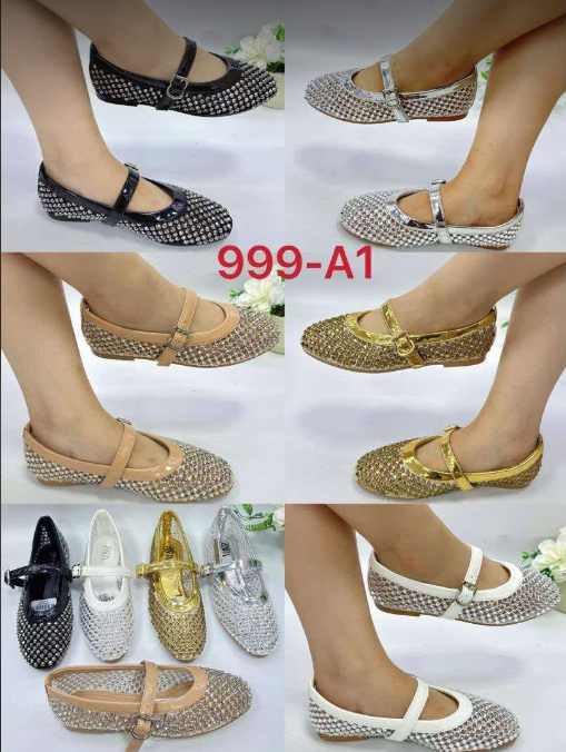 Women's Rhinestone Mary Jane Flats