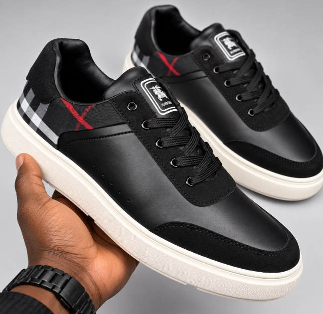 Burberry Leather, Suede & Check