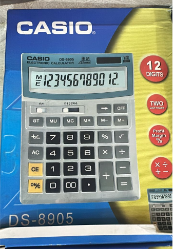CASIO DS-8905 CALCULATOR 12-DIGITS