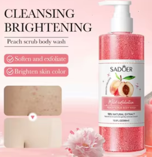 SADOER Natural Fruit Vitamin C Brightening & Exfoliating Shower Gel