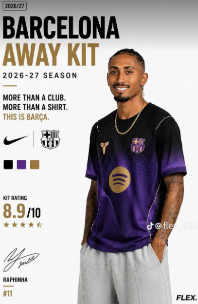 FC Barcelona 2026/27 Away Jersey