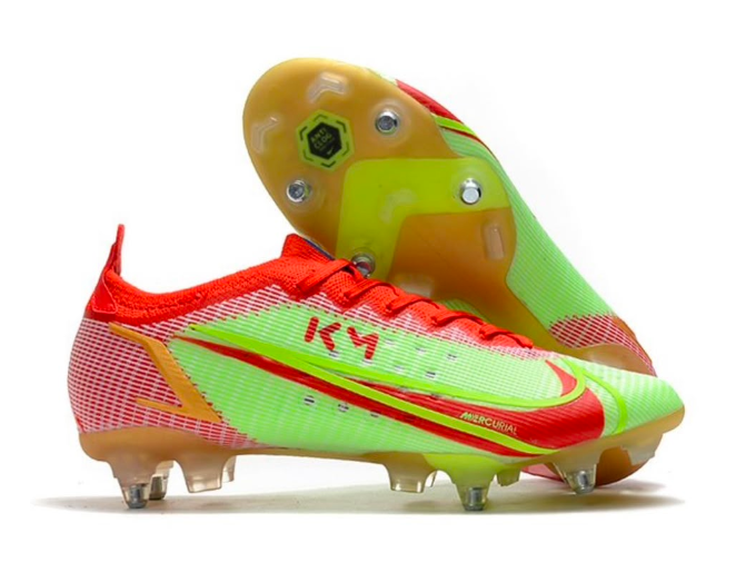 Nike Mercurial Football Boots – Green/Orange & Black/Red