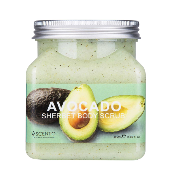 Scentio Avocado Brightening Sherbet Scrub 350ml (Made In Thailand)