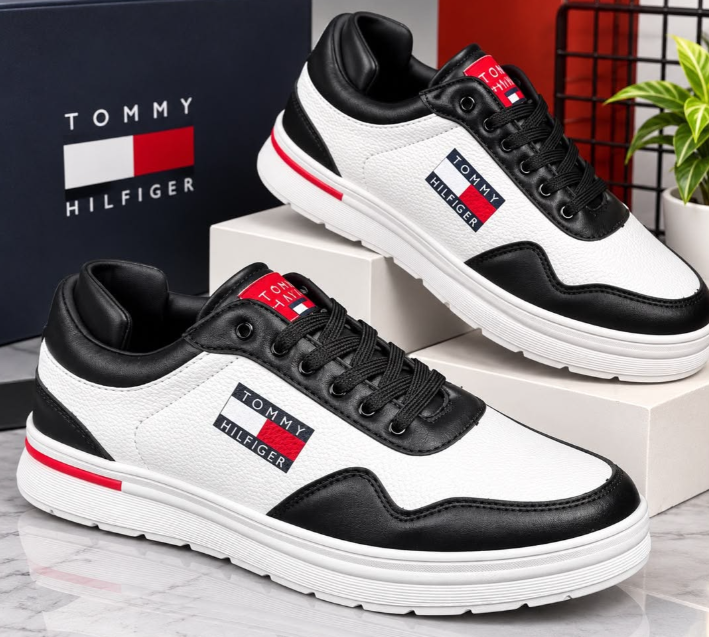 Tommy Hilfiger Logo-Patch Low-Top Sneakers